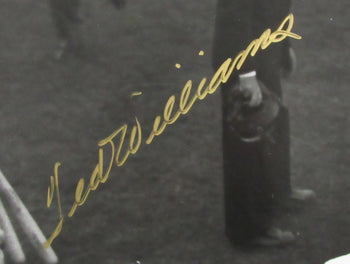 Ted Williams Hof Signed/Autographed 16X20 B/W