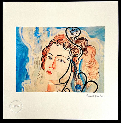 Francis Picabia Lithograph Coa Stamped Numbered Signed 175 Ex