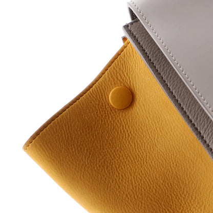 Celine Trapeze Bag Leather With Patent Small