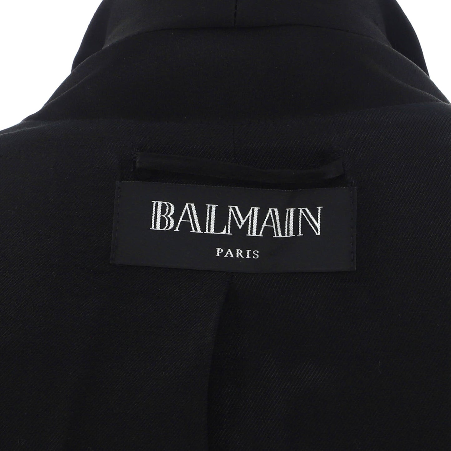 Balmain Women'S Shawl Collar Double Breasted Blazer Viscose Blend