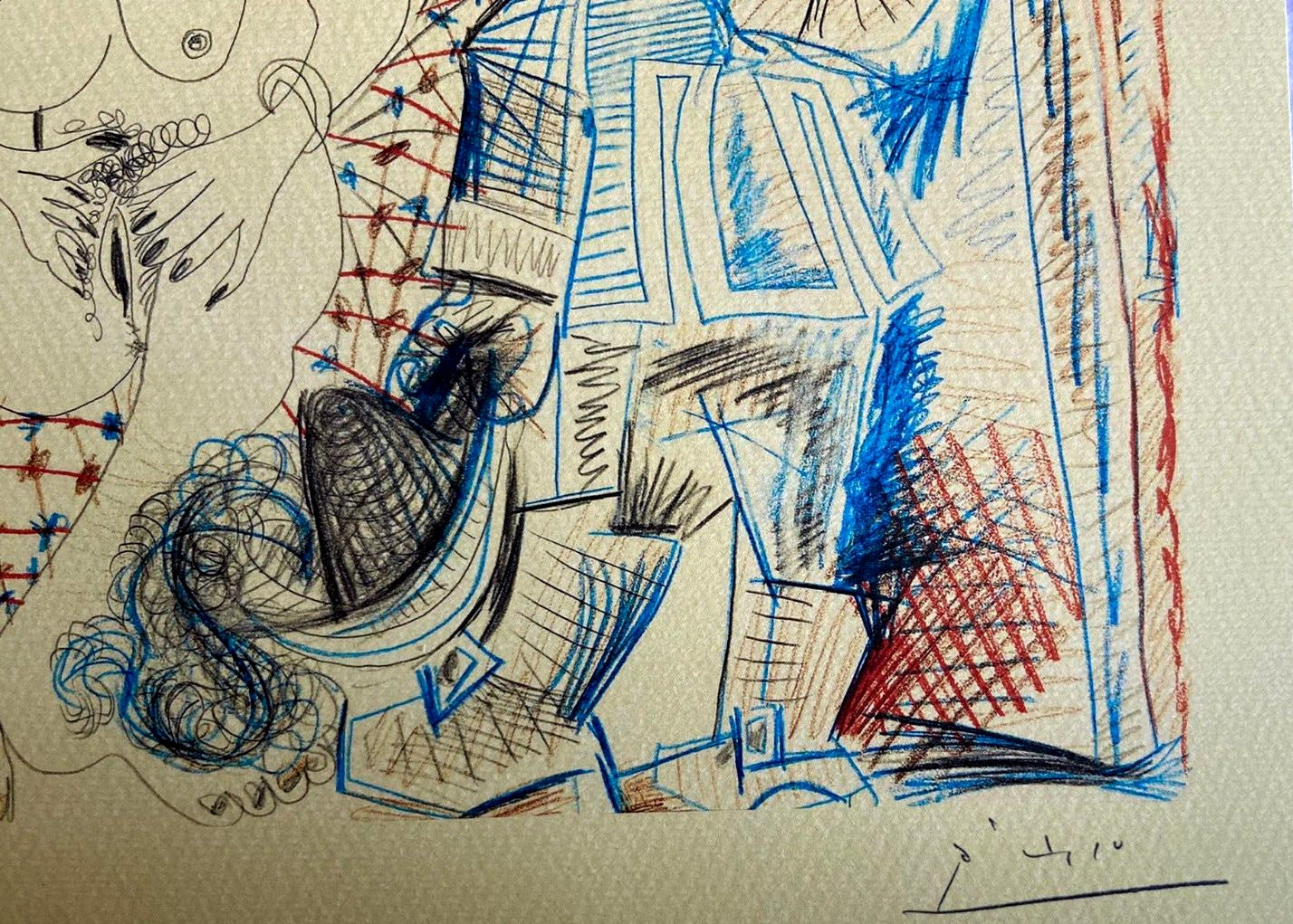 Pablo Picasso Lithograph Coa Signed Numbered Limited