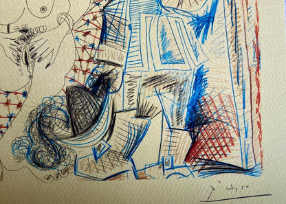 Pablo Picasso Lithograph Coa Signed Numbered Limited