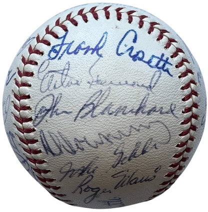 1963 New York Yankees Team Signed American League Baseball (Jsa)
