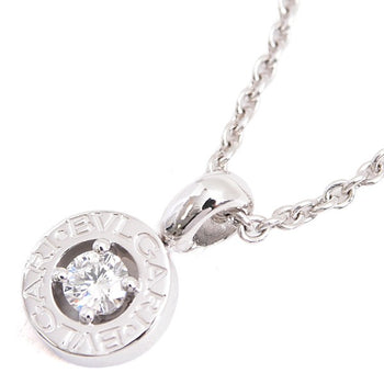 Bvlgari Bulgari 1P Diamond Necklace 750Wg White Gold