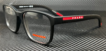PRADA LINEA ROSSA PS 06PV DG01O1 Black Rubber