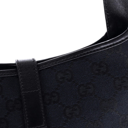 Gucci Jackie O Hobo Gg Canvas With Leather Small