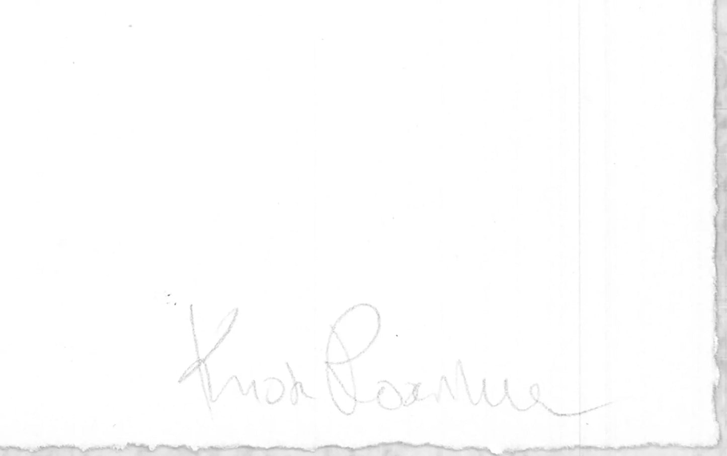 Krista Rosenkilde Lunar Sprinkle Signed " Lithograph Abstract