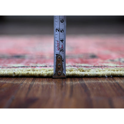 2'7"X11'2" Indian Red Peshawar With Berber Influence Runner Oriental Rug