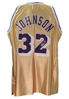 Magic Johnson Hof Autographed Mitchell & Ness