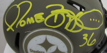 Jerome Bettis Hof Autographed Mini Salute To