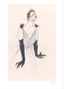Henri De Toulouse-Lautrec Portrait D'Yvette Guilbert 