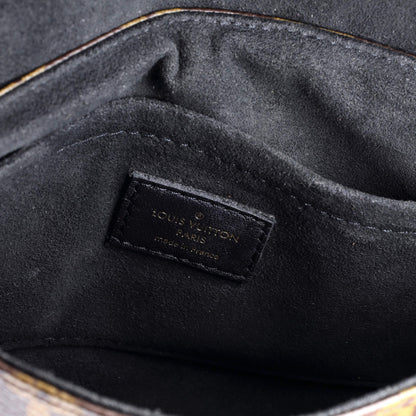 Louis Vuitton Locky Handbag Monogram Canvas With Leather Bb