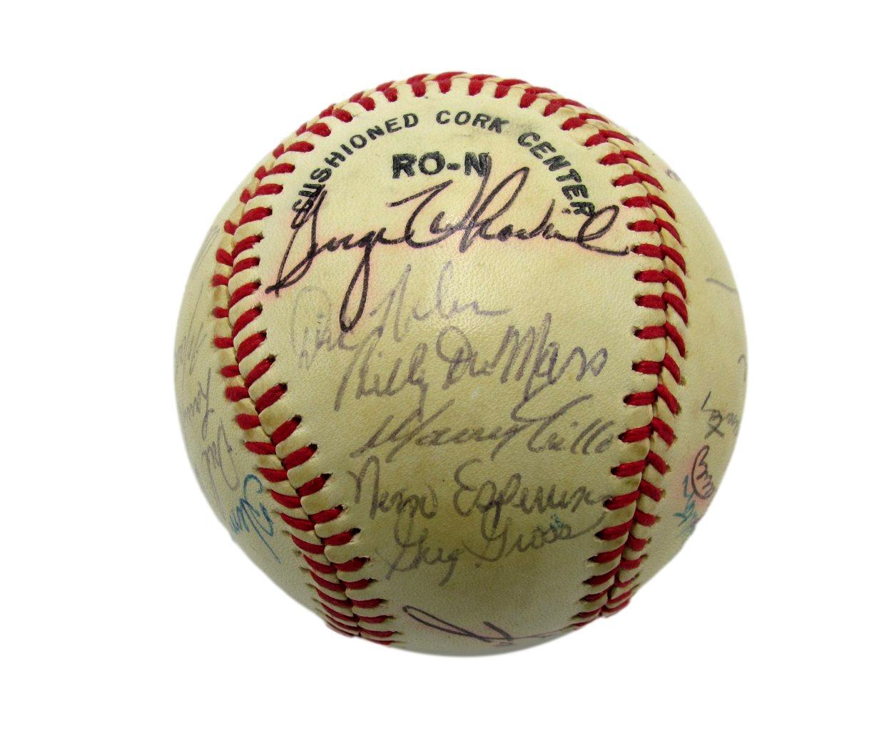 1980 Philadelphia Phillies Multi-Signed By 25 Onl