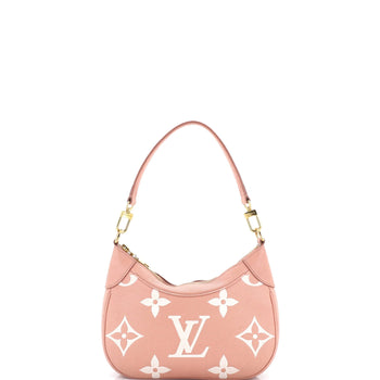 Louis Vuitton Bagatelle Nm Handbag Bicolor Monogram Empreinte Giant