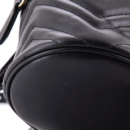 Gucci Gg Marmont Vanity Backpack Matelasse Leather Mini