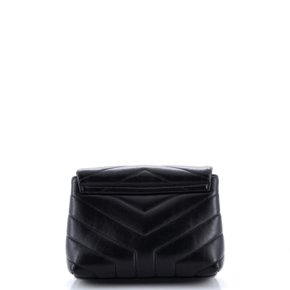 Saint Laurent Loulou Shoulder Bag Matelasse Chevron Leather Toy
