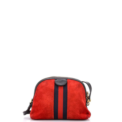 Gucci Ophidia Dome Shoulder Bag Suede Small