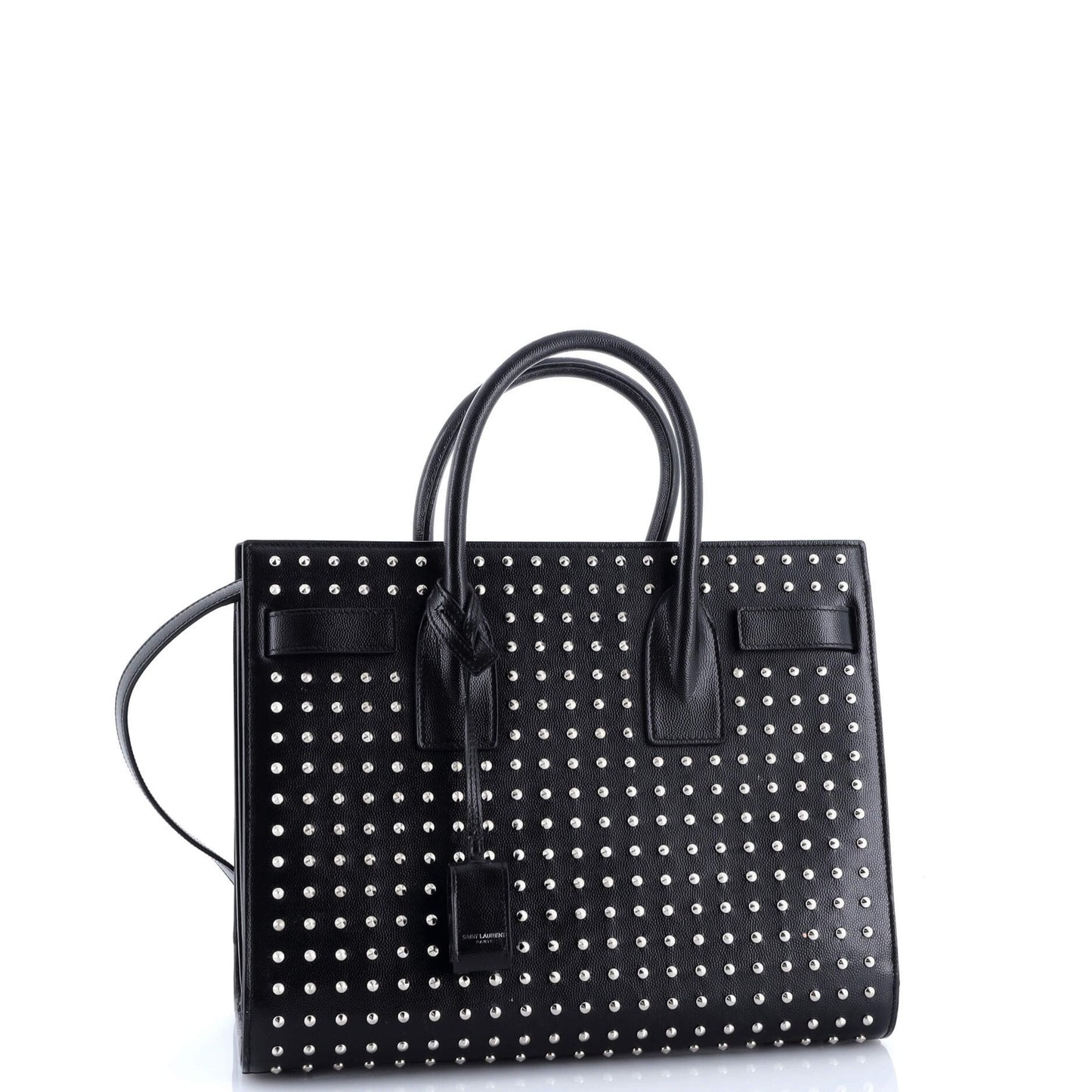 Saint Laurent Sac De Jour Bag Studded Leather Small