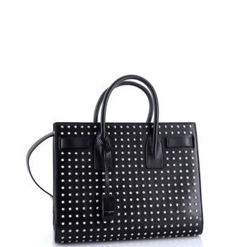 Saint Laurent Sac De Jour Bag Studded Leather Small