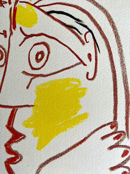 Pablo Picasso Lithograph Coa Signed In Pen Numbered In Pencil Art
