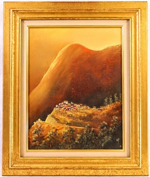 Rigoberto Pazmio Cruz (Inti) 1999 Original Oil Painting Saliendo De Alaus