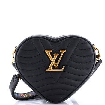 Louis Vuitton New Wave Heart Crossbody Bag Quilted Leather