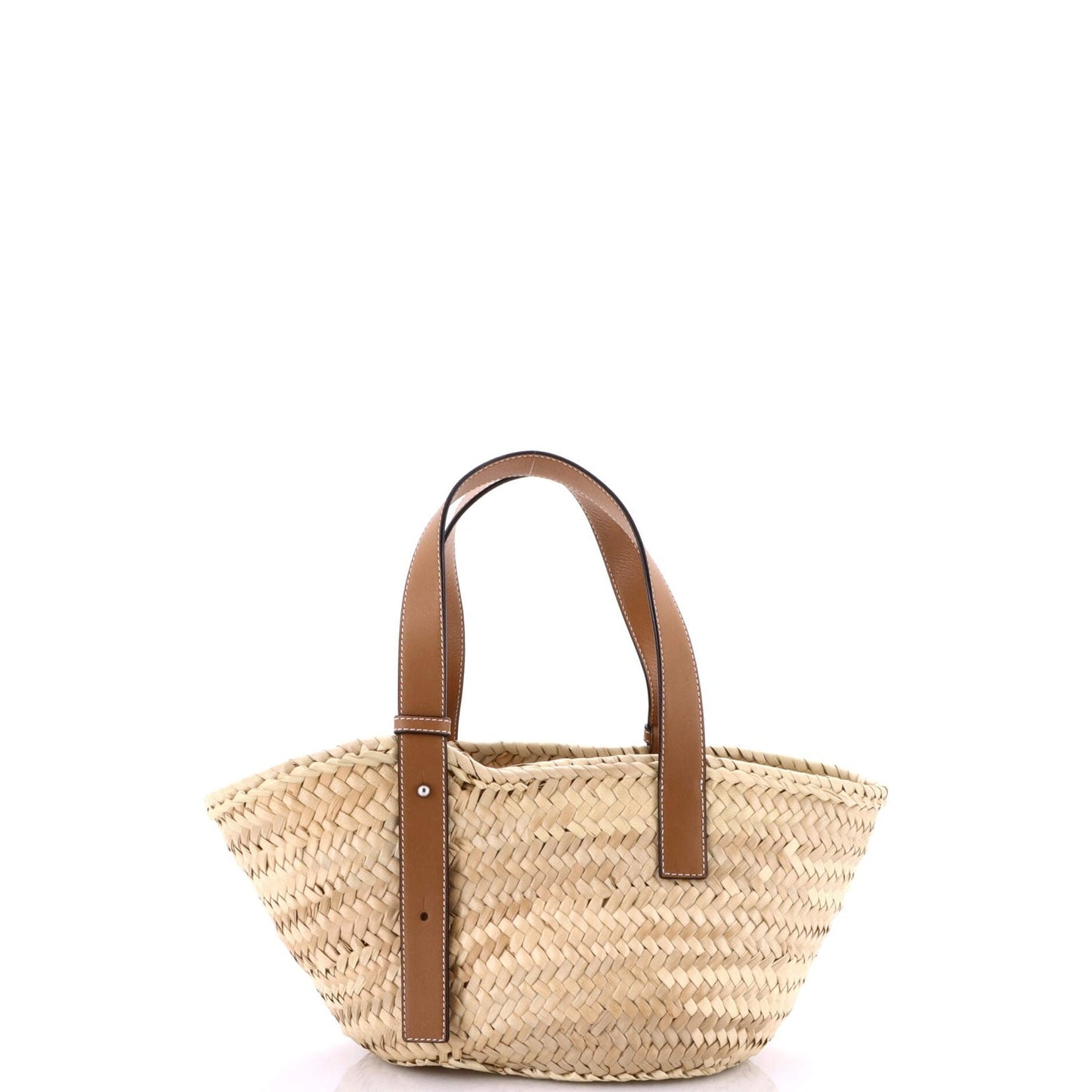 Small Loewe Basket Tote Raffia