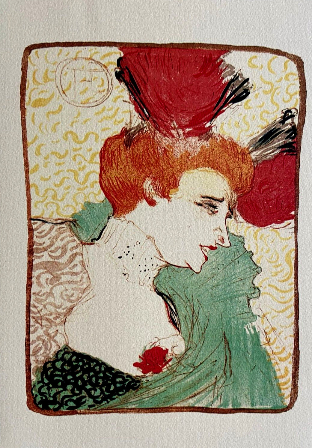 Henri.De Toulouse-Lautrec Original Coa Mourlot Signed Published Rare