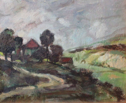 Alain Richard Landscape Original Oil Painting F4  Salon Dautomne Member