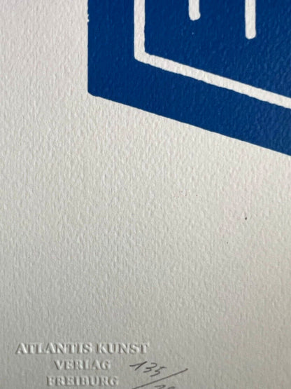 Donald Judd Lithograph