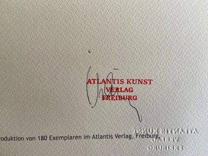 Piet Mondrian Lithograph Certified Numbered Coa