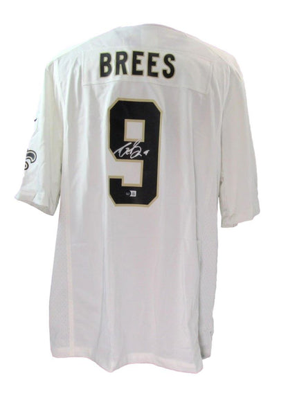 Drew Brees Autographed White Nike On Field