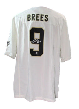 Drew Brees Autographed White Nike On Field