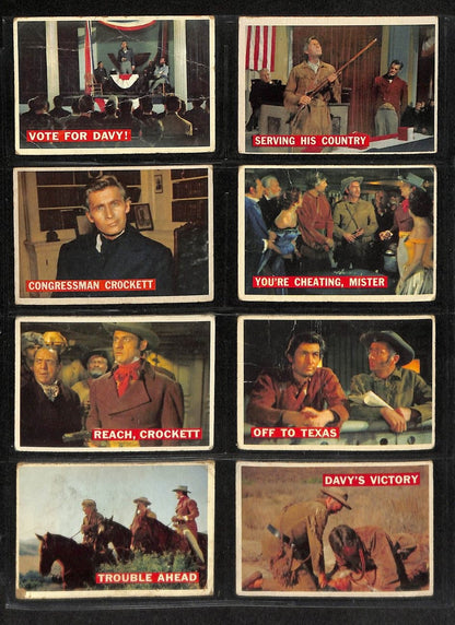 1956 Topps Davy Crockett Card Complete Orange