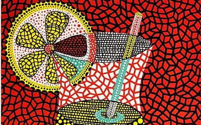 Yayoi Kusama Lithograph Coa Numbered Limited