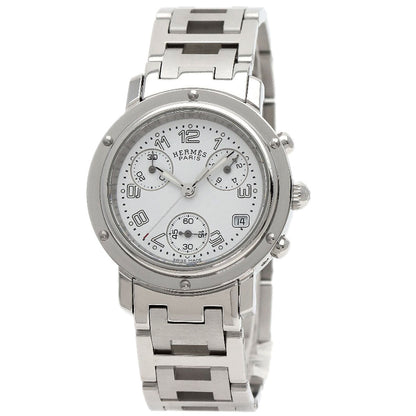 Hermes Clipper Chronograph New Buckle Watches Cl1.310 Stainless Steel/Stainl...