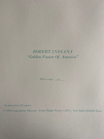 Robert Indiana Lithograph Guggenheim