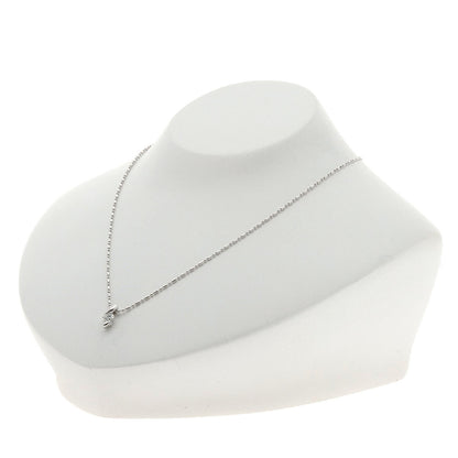0.32Ct Diamond Necklace Platinum Pt900 Pt850 4.4G