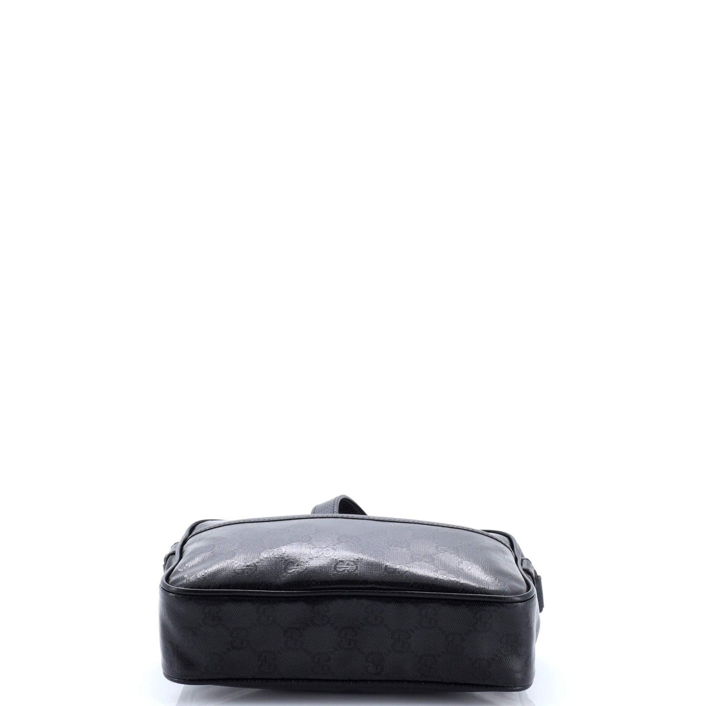 Gucci Front Pocket Camera Bag Gg Crystal Coated Canvas Mini