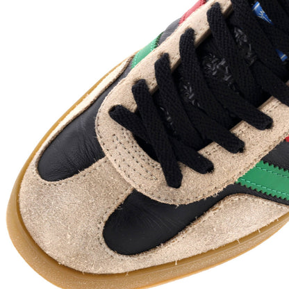 Gucci X Adidas Men'S Gazelle Sneakers Leather And Suede With Faux Leather