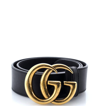 Gucci Gg Marmont Belt Leather Wide