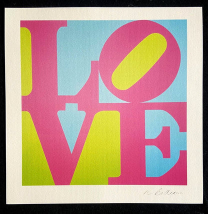 Robert Indiana Lithograph Guggenheim Museum Coa Signed Op Numbered 225 Ex