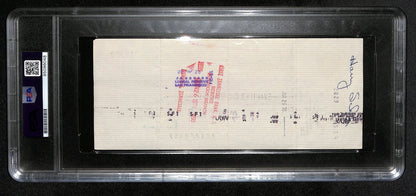 Al Davis Signed/Autographed 1978 Oakland Raiders Check Psa/Dna 184454
