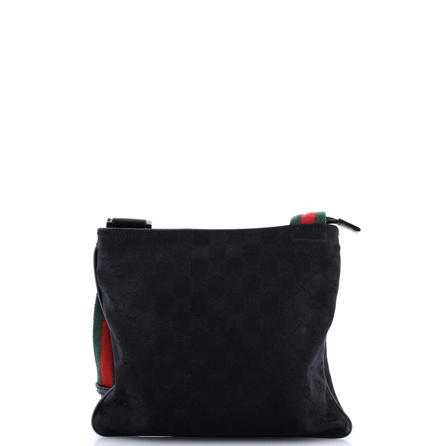 Gucci Web Strap Messenger Bag Gg Canvas Small