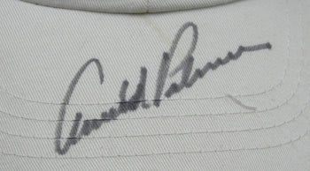 Arnold Palmer Signed/Autographed White Pga Tour Golf Hat Jsa 198500
