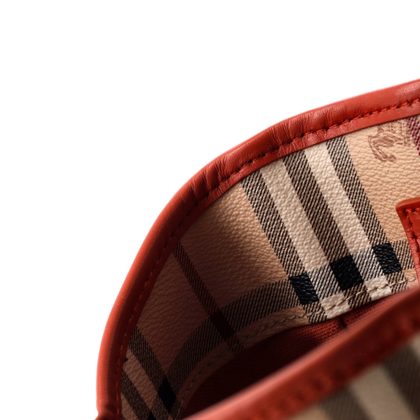 Burberry Canterbury Tote Haymarket Coated Canvas Small