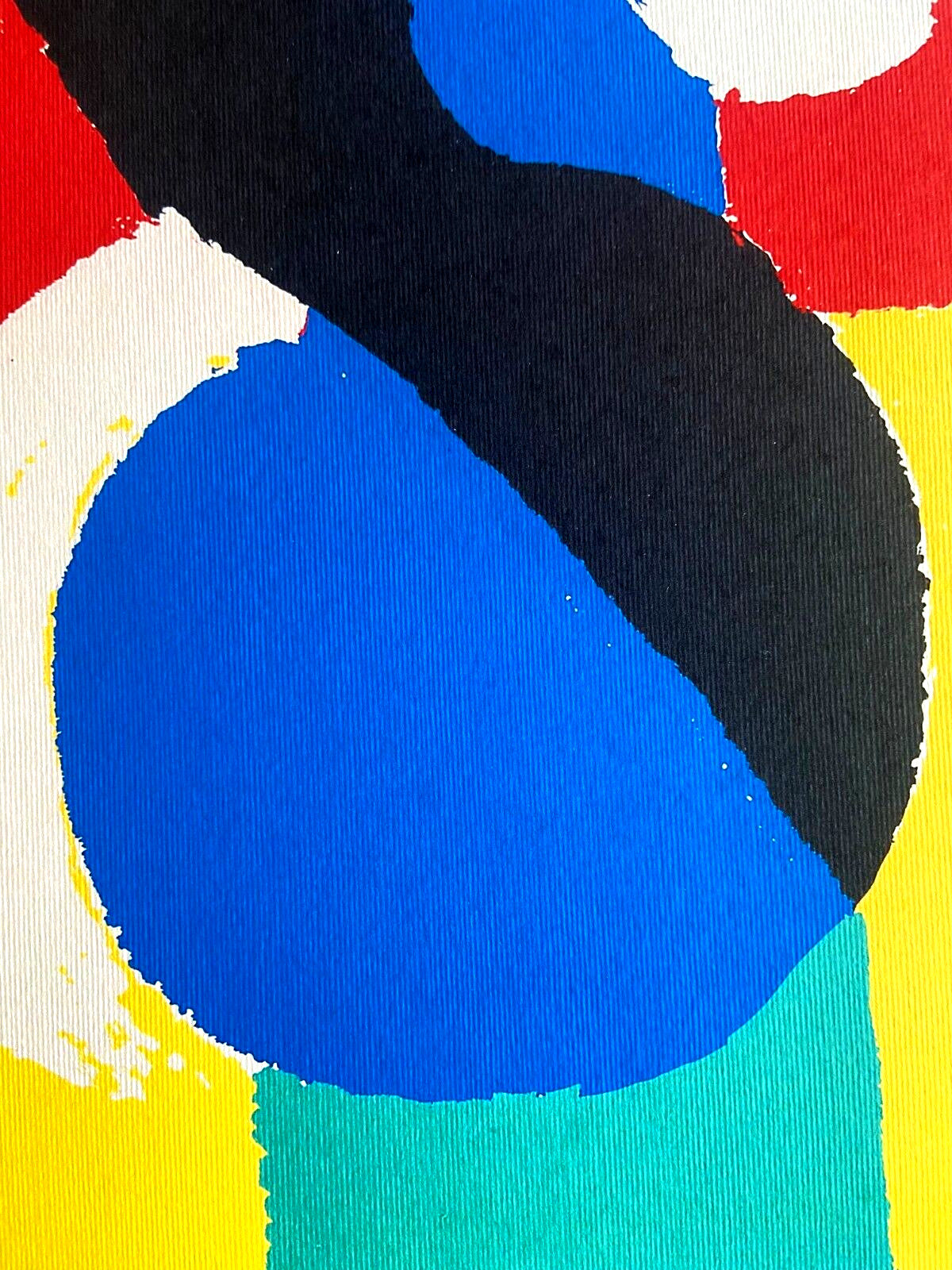 Sonia Delaunay Lithograph Coa Signed Op Numbered By Hand In Pencil