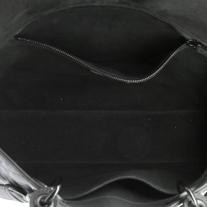 Christian Dior Ultra Matte Lady Dior Bag Cannage Quilt Calfskin Large