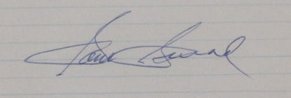 Sam Snead World Golf Hof Signed 3X5 Index Card Photo Collage Framed Psa/Dna 0896