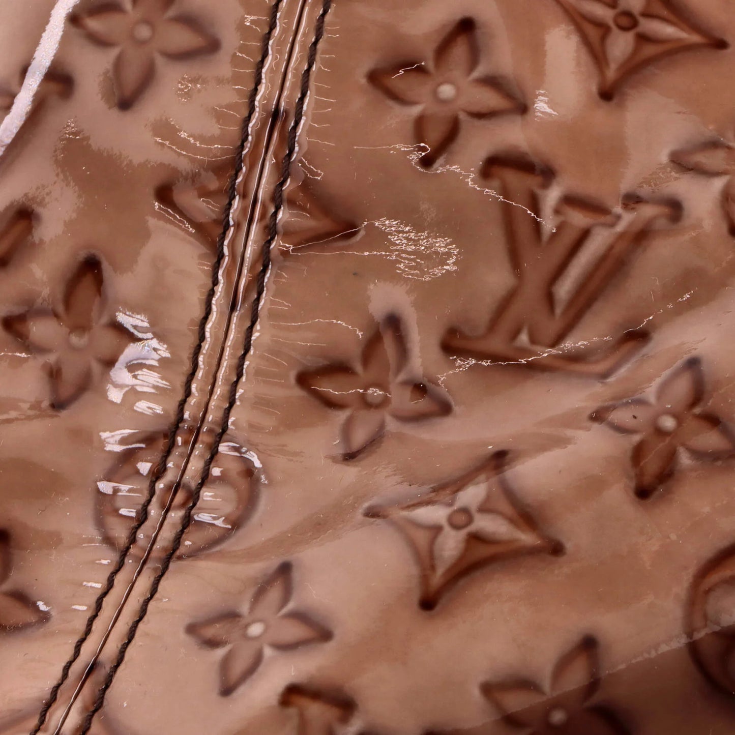 Louis Vuitton Irene Handbag Monogram Embossed Suede And Patent